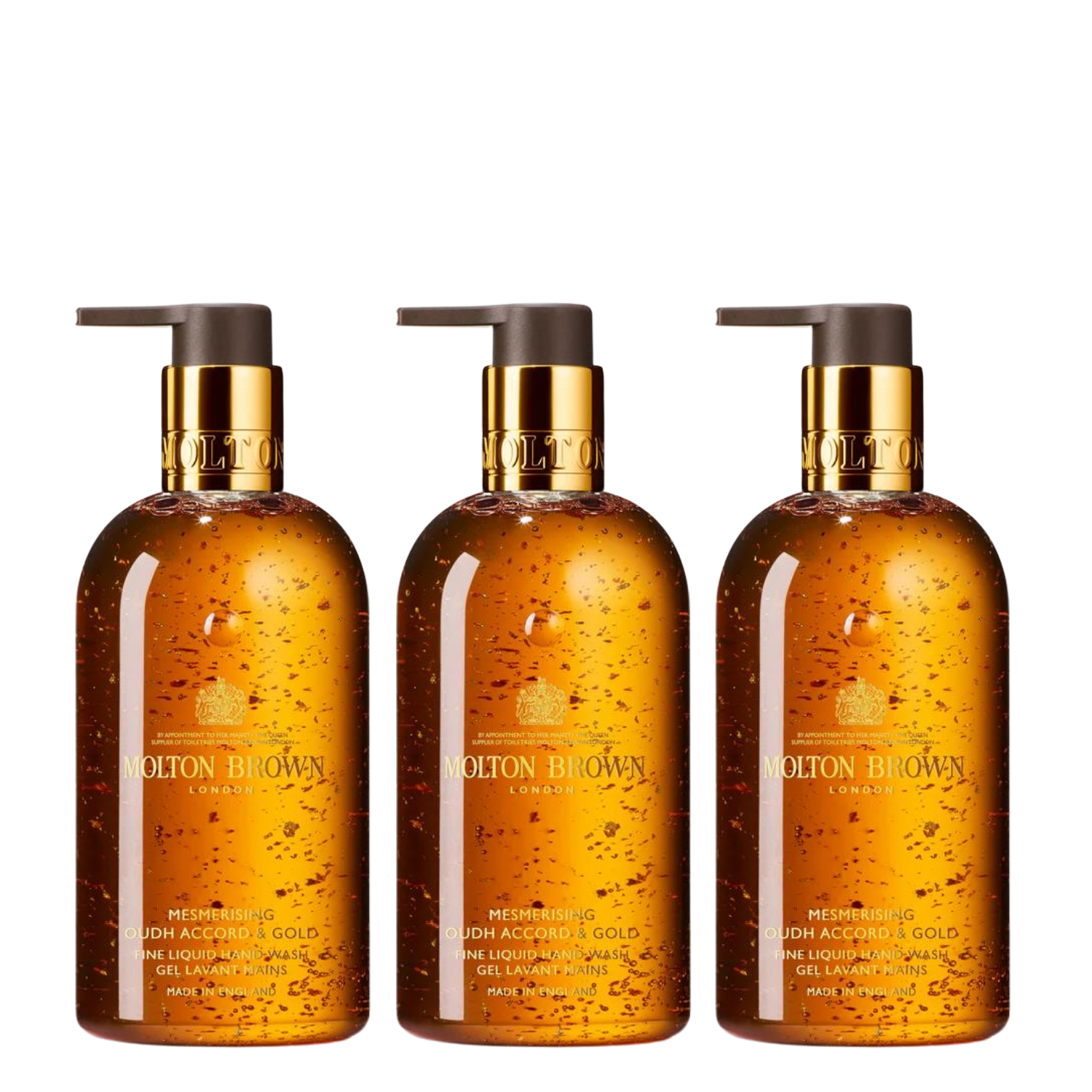 モルトンブラウン バス&シャワージェル 300ml 3本セット ウード・アコード&ゴールド バス&シャワージェル 300ml