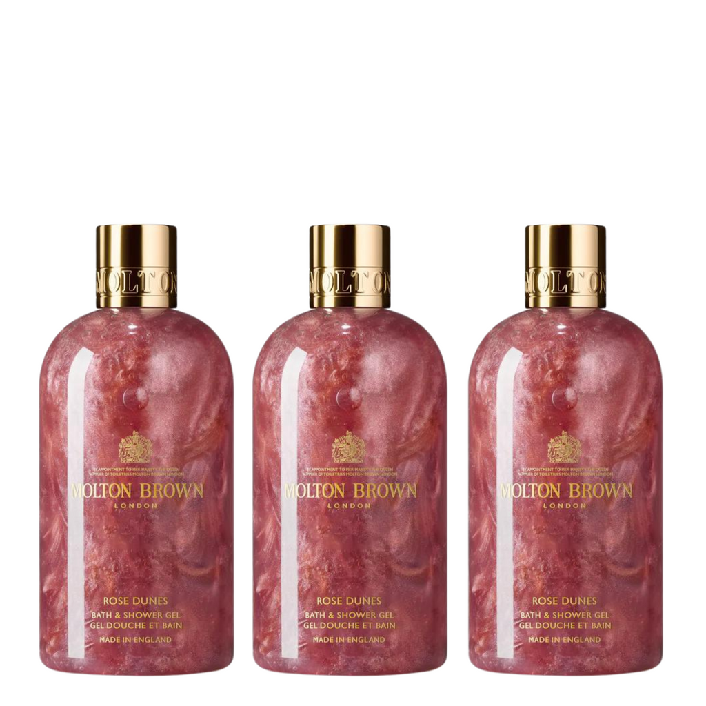 【まとめ買い特典付】ローズデューン バス＆シャワージェル 300ml 3本セット – MOLTON BROWN