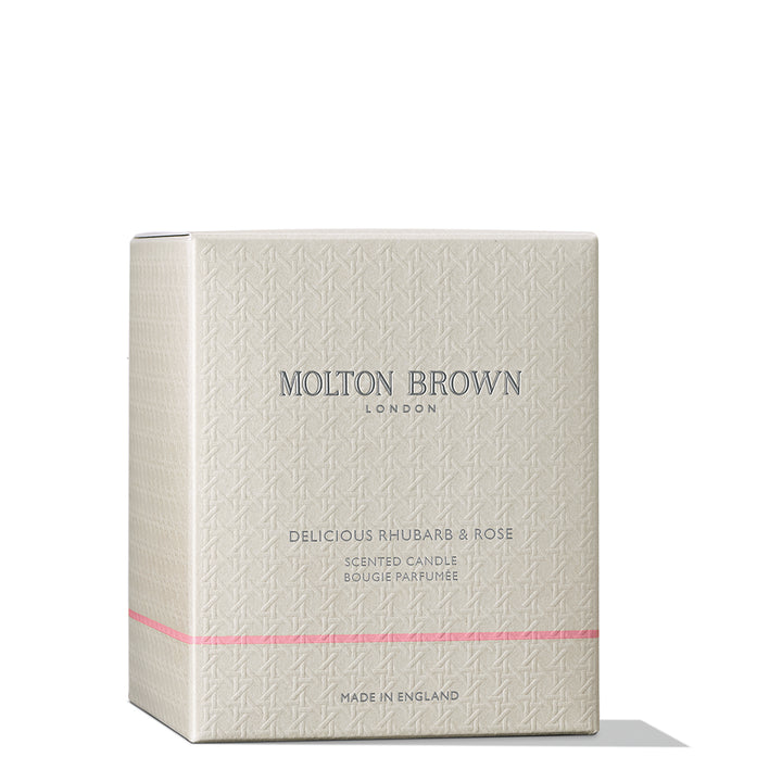 デリシャス ルバーブ＆ローズ キャンドル 190g – MOLTON BROWN